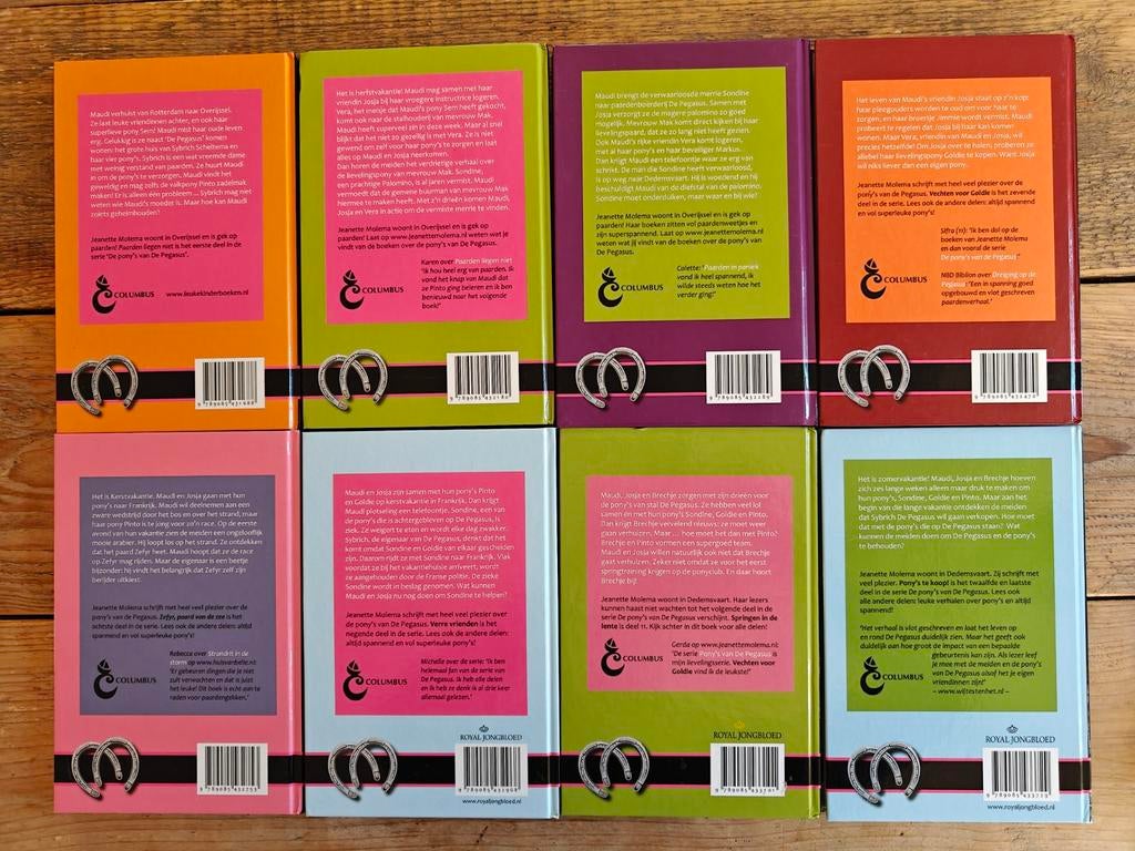 8 Delen van de serie: De pony's van de Pegasus., Boeken, Ophalen of Verzenden, Gelezen