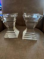 2 Kristallen kandelaars, Ophalen, Overige materialen, Nieuw, Kandelaar