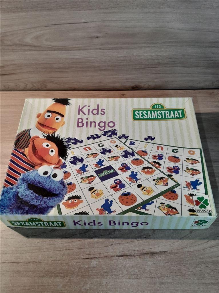sesamstraat kids bingo - s6275, Verzenden, Zo goed als nieuw