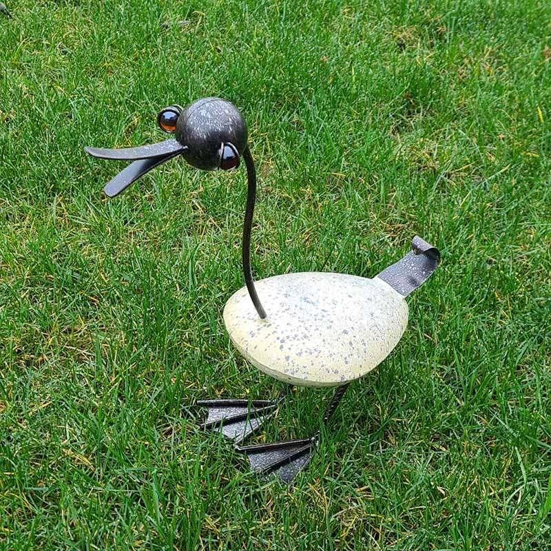 EEND STEENLOOK VAN METAAL TUINDECORATIE, Tuin en Terras, Tuinbeelden, Ophalen, Nieuw, Metaal, Dierenbeeld