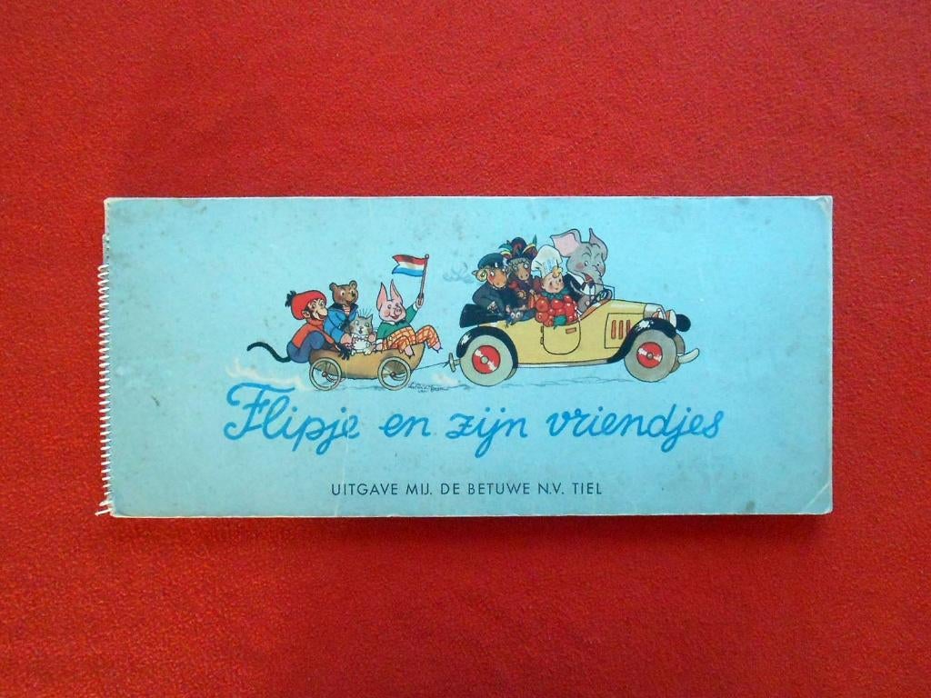 Flipje en zijn vriendjes. Album met strook 30, 31, 32 en 33, Ophalen of Verzenden, Gelezen, Plaatjesalbum