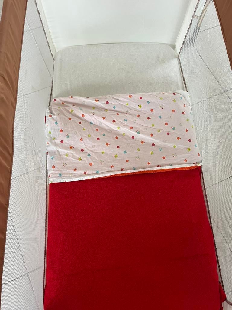 Topmark campingbedje, Ophalen of Verzenden, Zo goed als nieuw, Minder dan 140 cm, Matras