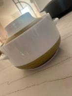 Vintage retro dekschaal serveerschaal Soepterrine met Deksel, Ophalen of Verzenden, Zo goed als nieuw, Kom(men), Overige stijlen