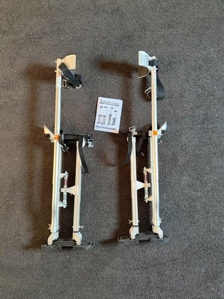 Aluminium Stelten 61-102cm - Ideaal voor Stukadoors, Doe-het-zelf en Verbouw, Steigers, Nieuw, Overige typen, Minder dan 2 meter