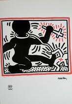Kith Haring (1958-1990) litho 42/150, Antiek en Kunst, Kunst | Litho's en Zeefdrukken, Verzenden
