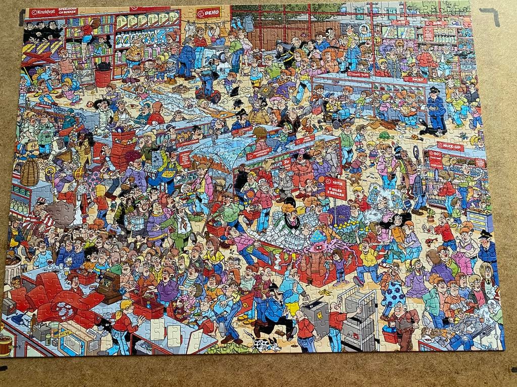 Jan van Haasteren  kruidvat, drogisterij. 950, Ophalen, 500 t/m 1500 stukjes, Zo goed als nieuw