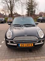 Mini 1.6 16V Cooper Cabrio 2005 Zwart, Auto's, Voorwielaandrijving, 4 cilinders, Cabriolet, 4 stoelen