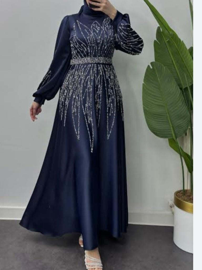 Abiye, abaya,feestjurk,avondjurk  maat 42/44, Ophalen of Verzenden, Zo goed als nieuw, Maat 42/44 (L), Galajurk
