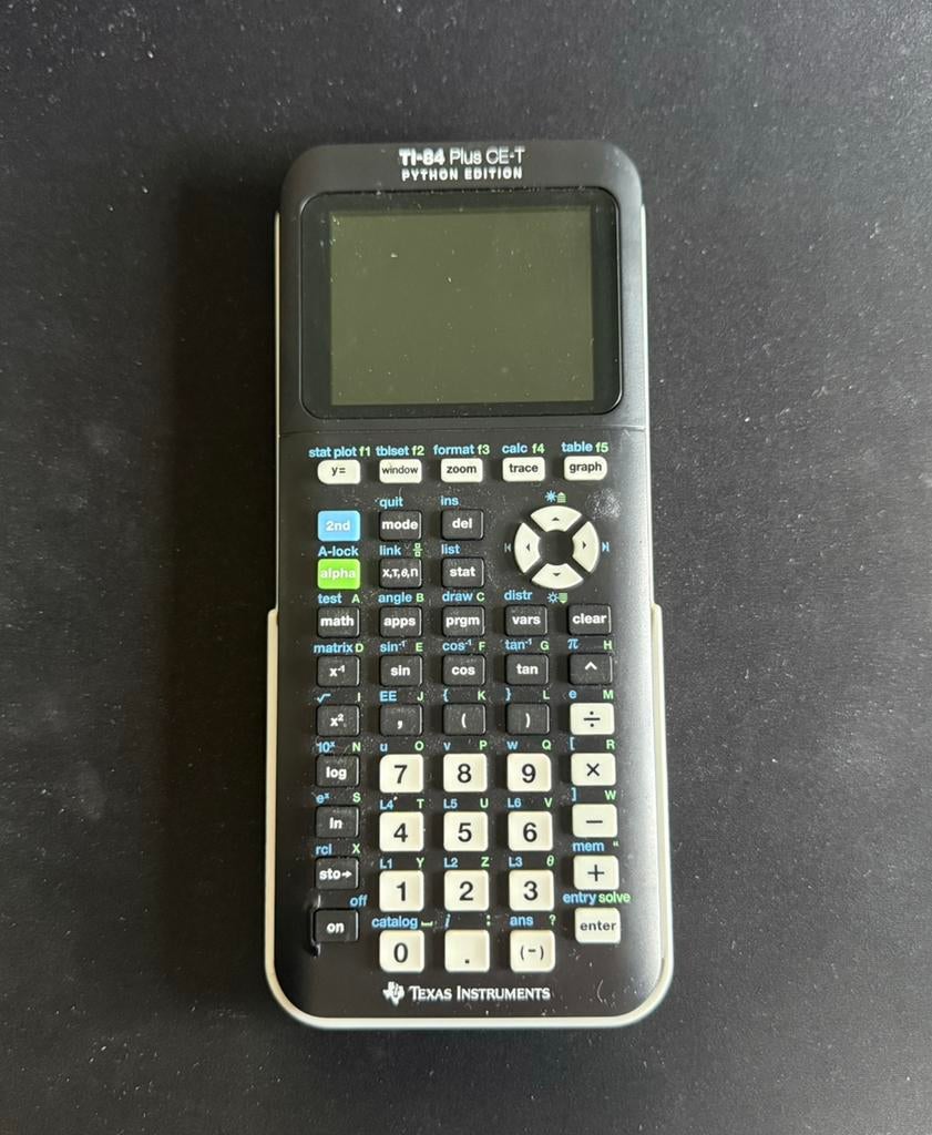 TI-84 Plus CE-T Python INCL GAMES!, Ophalen of Verzenden, Grafische rekenmachine, Zo goed als nieuw