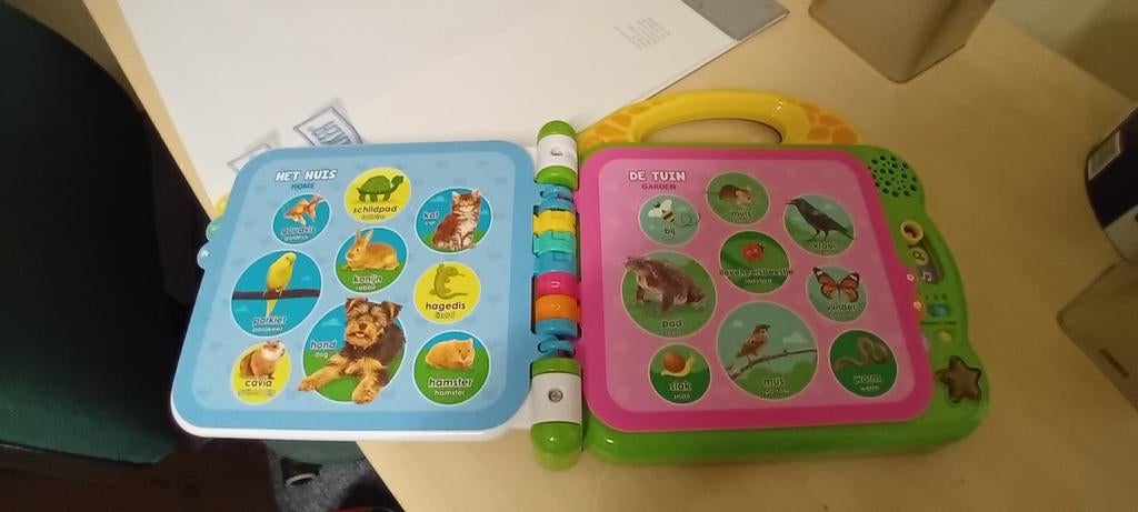 Te koop V tech dierenboek, Ophalen, Gebruikt, Taal en Lezen, Met geluid