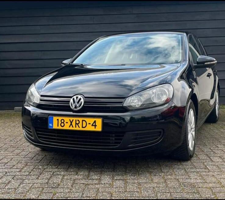 Volkswagen Golf 1.2 TSI 77KW 3D 2012 Zwart, Voorwielaandrijving, 4 cilinders, 610 kg, Origineel Nederlands