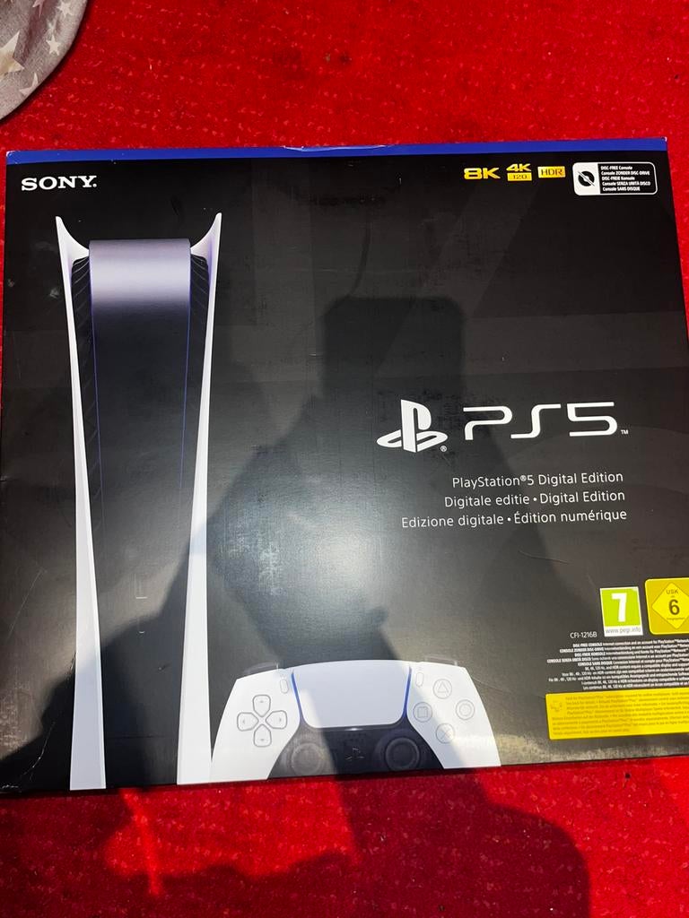 Playstation 5 digital, Spelcomputers en Games, Spelcomputers | Sony PlayStation 5, Ophalen of Verzenden, Zo goed als nieuw, Playstation 5 Digital