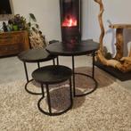 Mango houten bijzettafels / salontafels -, Minder dan 45 cm, Minder dan 55 cm, Rond, Ophalen of Verzenden