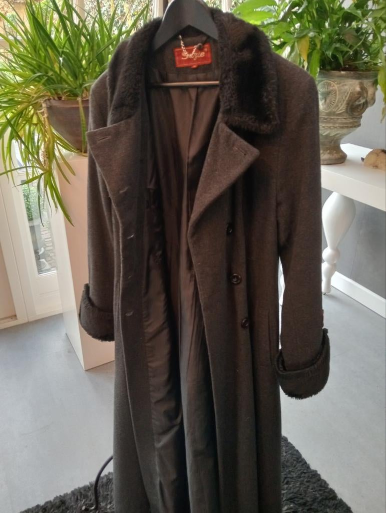 Lange Cashmere Jas, Ophalen of Verzenden, Zo goed als nieuw