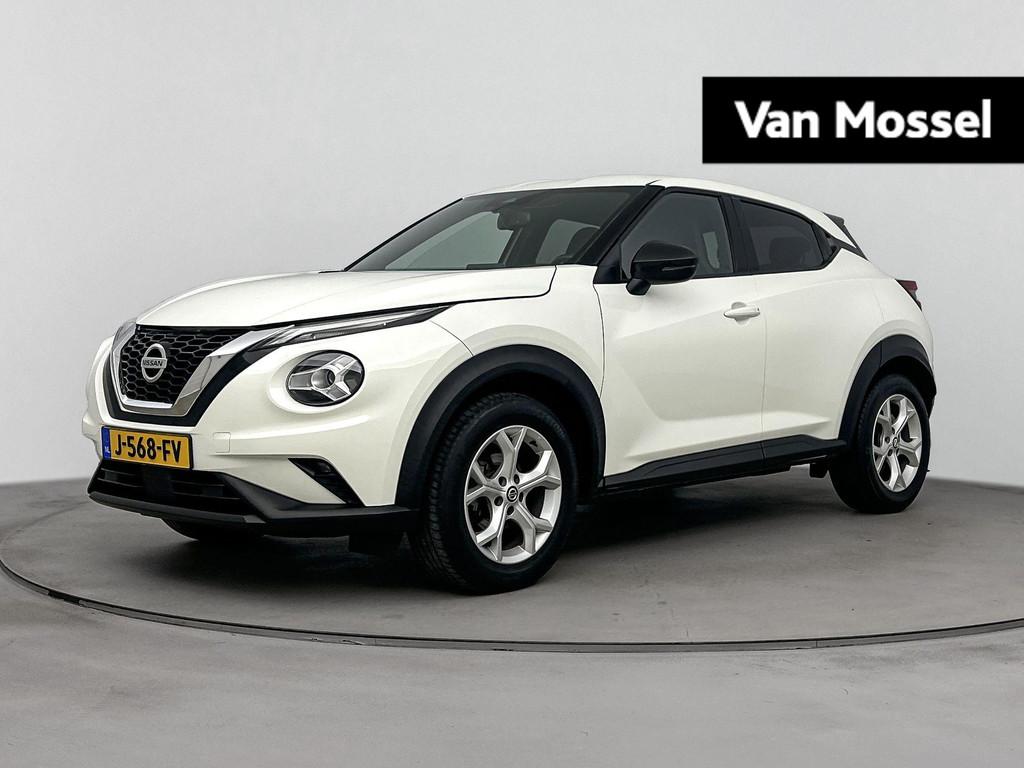 Nissan Juke 1.0 DIG-T N-Connecta | Apple Carplay & Android A, Auto's, Nissan, Voorwielaandrijving, Stof, Euro 6, Wit