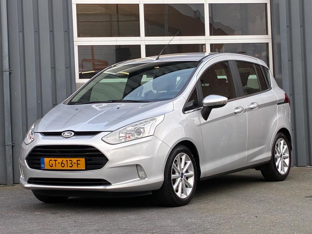 Ford B-Max 1.0 EcoBoost Titanium Climate control, Cruise con, Auto's, Ford, Voorwielaandrijving, Start-stop-systeem, 101 pk, Gebruikt