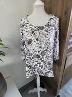 Shirt 3/4 mouw Frank Walder maat 46 grijs/wit, Ophalen of Verzenden, Zo goed als nieuw, Maat 46/48 (XL) of groter, Korte mouw