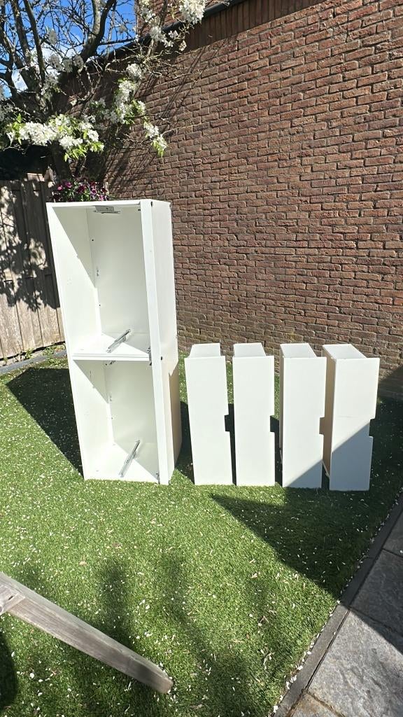 Kast GRATIS - wit, Huis en Inrichting, Kasten | Kledingkasten, Ophalen, Gebruikt, 50 tot 100 cm, Met lade(s)