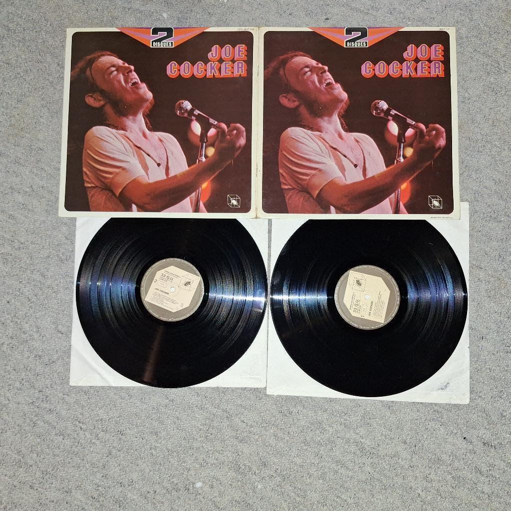 joe cocker - joe cocker 2 lp, Cd's en Dvd's, Vinyl | Rock, Ophalen of Verzenden, Zo goed als nieuw, 12 inch, Poprock