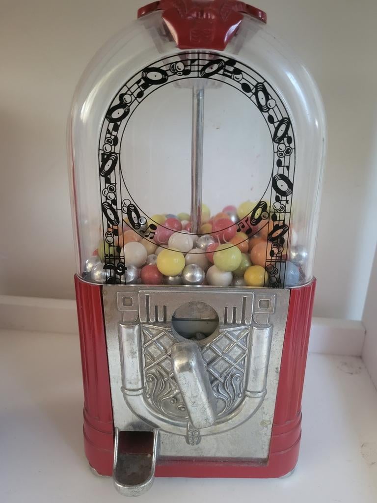 Vintage Kauwgumballen automaat, Ophalen of Verzenden, Gebruikt