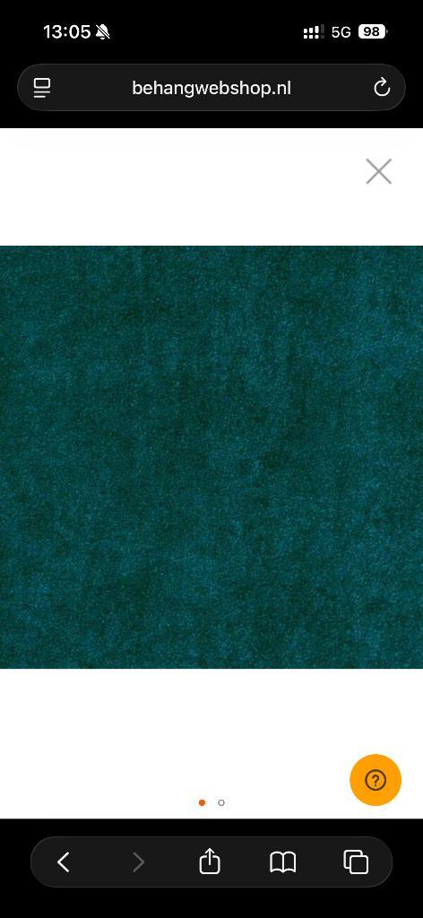 Dutch walltextile co. Velvet groen, Huis en Inrichting, Overige Huis en Inrichting, Nieuw, Ophalen