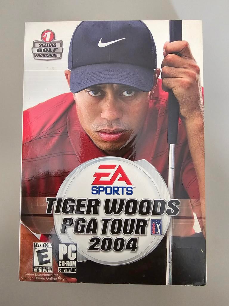 Pc game Tiger Woods PGA Tour 2004 Golf big box game, 1 speler, Ophalen of Verzenden, Zo goed als nieuw, Vanaf 3 jaar