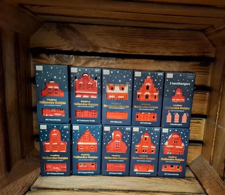 Complete set Hollandse huisjes van de Postcode Loterij, Verzamelen, Overige Verzamelen, Nieuw, Ophalen