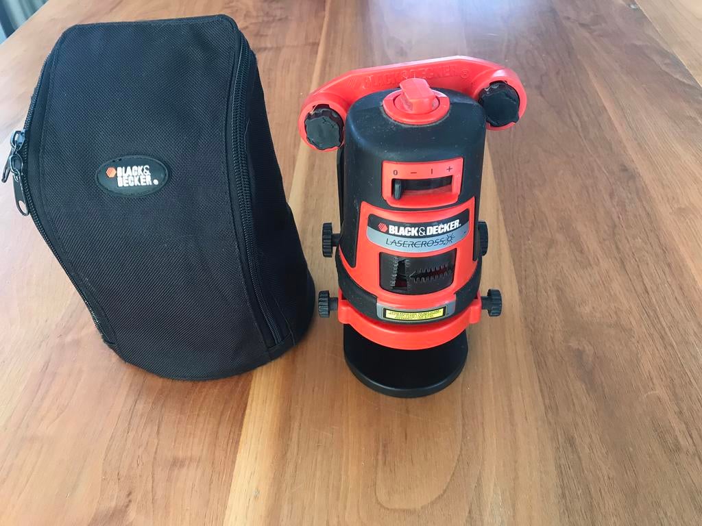 Black & Decker Laser waterpas Kruislijnlaser LZR6, Doe-het-zelf en Verbouw, Meetapparatuur, Ophalen of Verzenden, Zo goed als nieuw