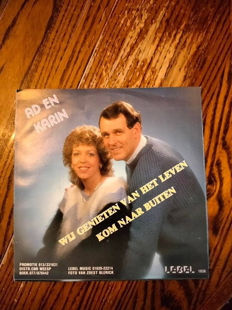 Ad en karin, Ophalen of Verzenden, Gebruikt, Overige formaten, Levenslied of Smartlap