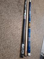 Biljartkeu in 2 kleuren waarvan een met mooie handgreep, Ophalen of Verzenden, Keu of Ballen