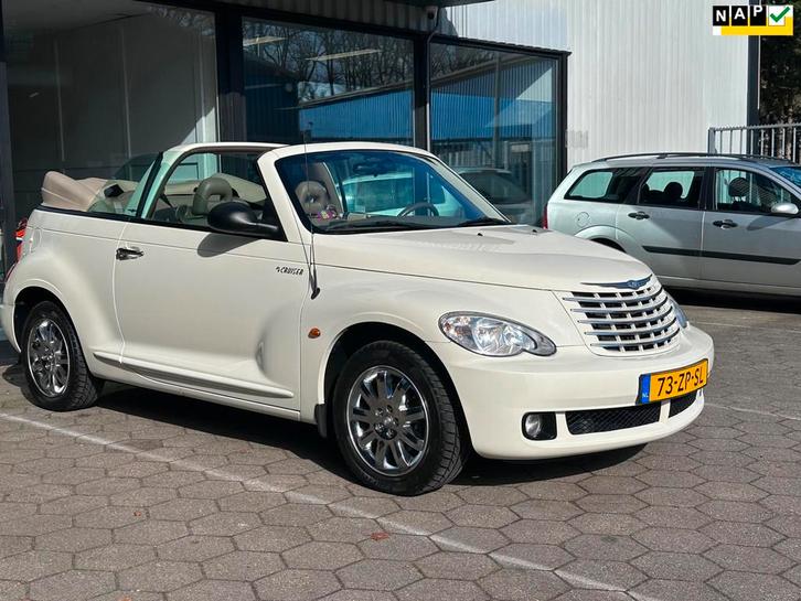 Chrysler PT Cruiser Cabrio 2.4i Touring/Airco/Leder/64409kmN, Auto's, Chrysler, Bedrijf, Te koop, PT Cruiser, ABS, Airbags, Airconditioning