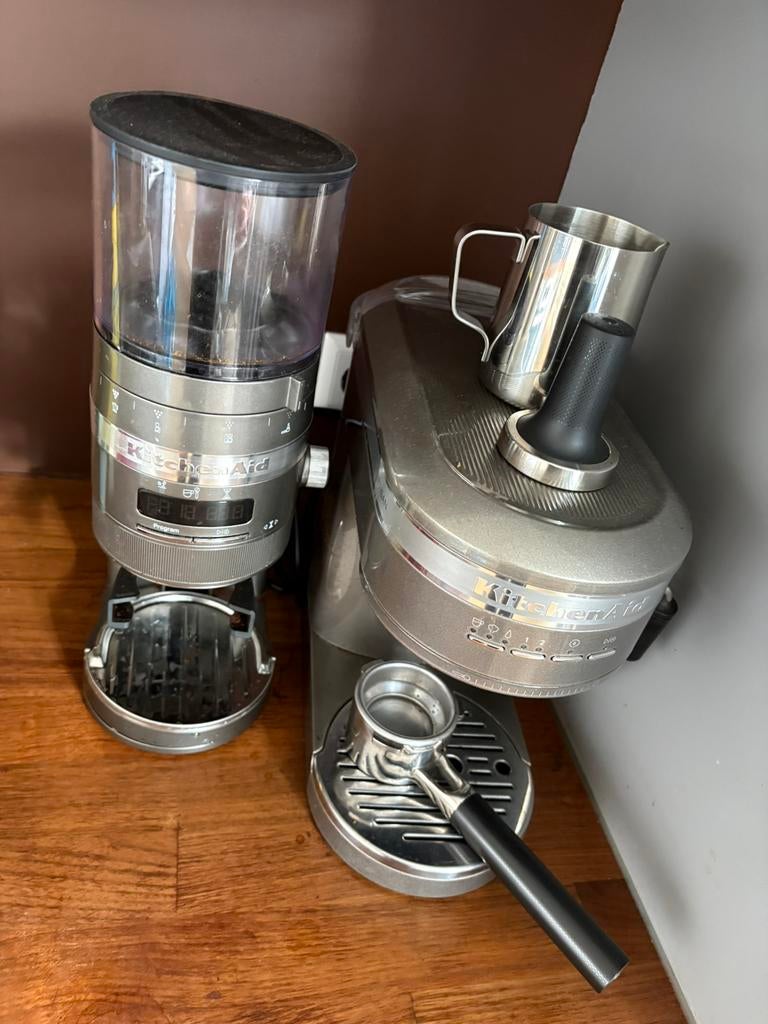 KitchenAid koffiezetapparaat set, Ophalen, Gebruikt, Koffiemachine, Koffiebonen