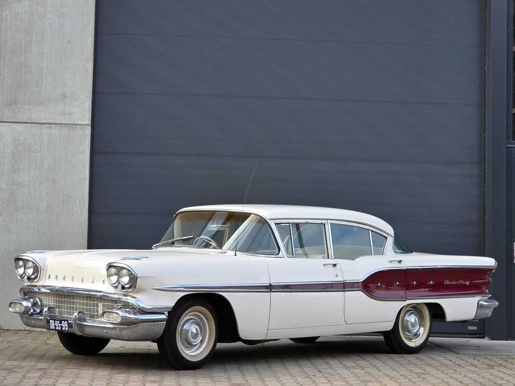 pontiac - STRATO CHIEF - Oldtimer - Automaat - 1958, Auto's, Oldtimers, Pontiac, Overige carrosserieën, Bedrijf, Te koop