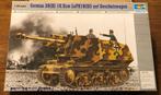 Trumpeter bouwpakket Duitse LeFH18 Geschutzwagen, Overige merken, Tank, 1:32 tot 1:50, Nieuw