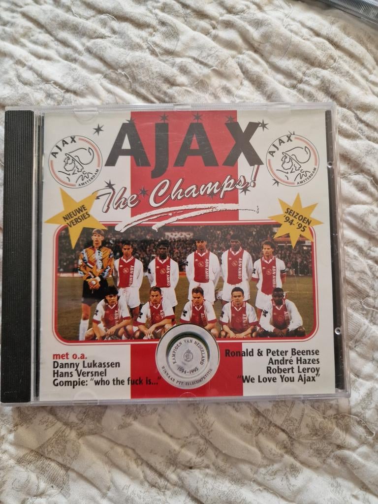 Cd Ajax  the champs, Ophalen of Verzenden, Zo goed als nieuw, Levenslied of Smartlap