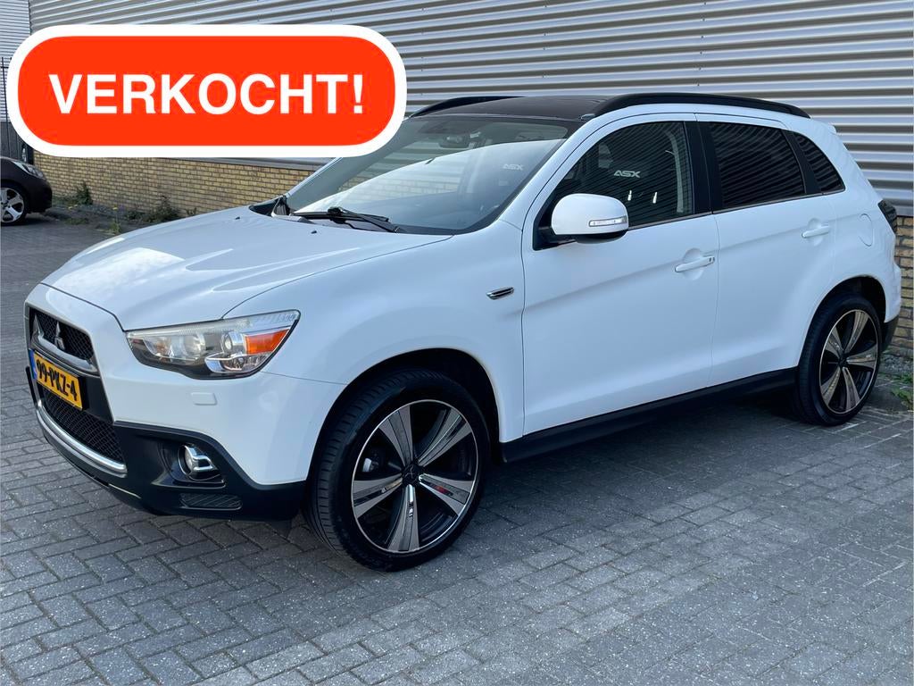 Mitsubishi ASX 1.6 86KW 2011 Wit, Auto's, Voorwielaandrijving, 4 cilinders, 1590 cc, Wit