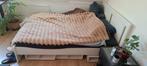 IKEA bed in goede staat (matras optioneel), Ophalen, Gebruikt, Wit, Tweepersoons