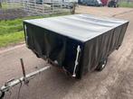 Compacte kart aanhanger met goed zeil en werkende verlichtin, Ophalen, Gebruikt, Overige typen