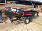 Sloep/motorboot Mercury 4 pk direct vaarbaar incl trailer., Watersport en Boten, Ophalen, Gebruikt, Tot 10 pk, Staal
