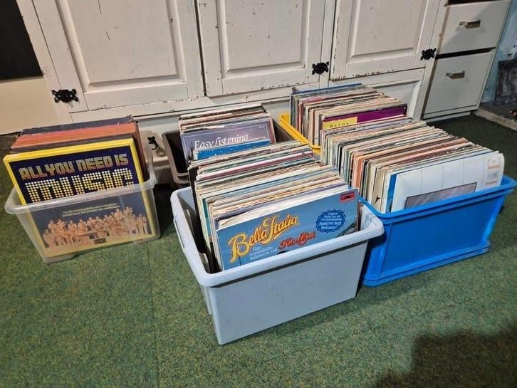 350-400 platen, vinyl, lp's, Ophalen, Gebruikt, 12 inch