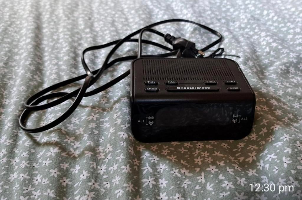 Compacte wekkerradio, Ophalen of Verzenden, Gebruikt, Digitaal