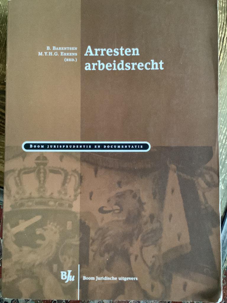 Arresten Arbeidsrecht, Ophalen of Verzenden, Alpha, Zo goed als nieuw, WO