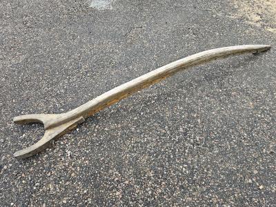 Houten Gaffel 230 cm, Niet ingevuld, Gebruikt, Niet ingevuld, Niet ingevuld