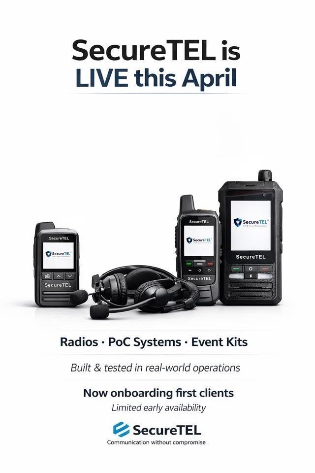 #SecureTEL | PTT | POC | Portofoons - Global Communications, Nieuw, 15 km of meer, Ophalen of Verzenden, Portofoon of Walkie-talkie
