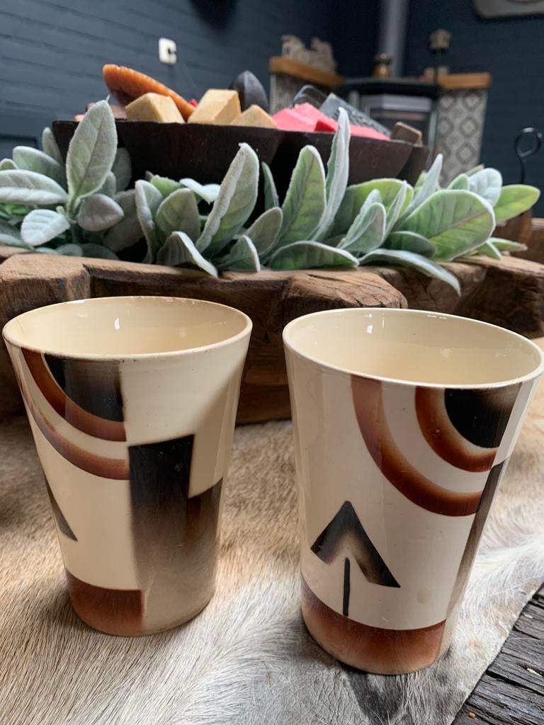 regout bekers, Ophalen of Verzenden