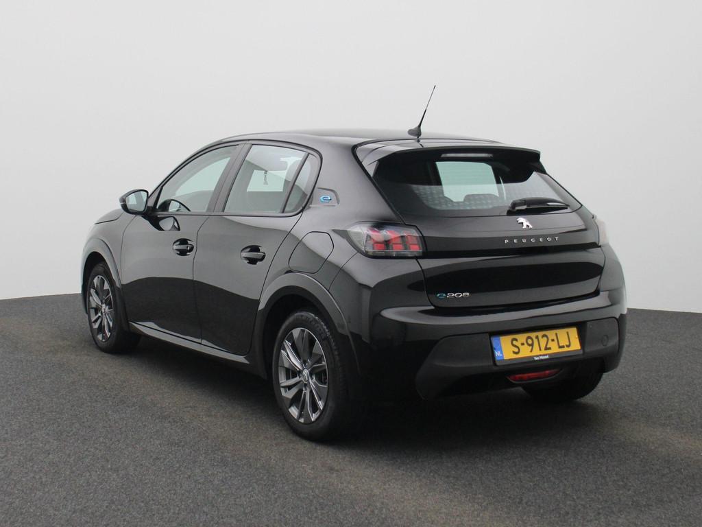 Peugeot e-208 EV Active Pack 50 kWh | Automaat | Parkeersens, Auto's, Gebruikt, Zwart, Origineel Nederlands, 315 min
