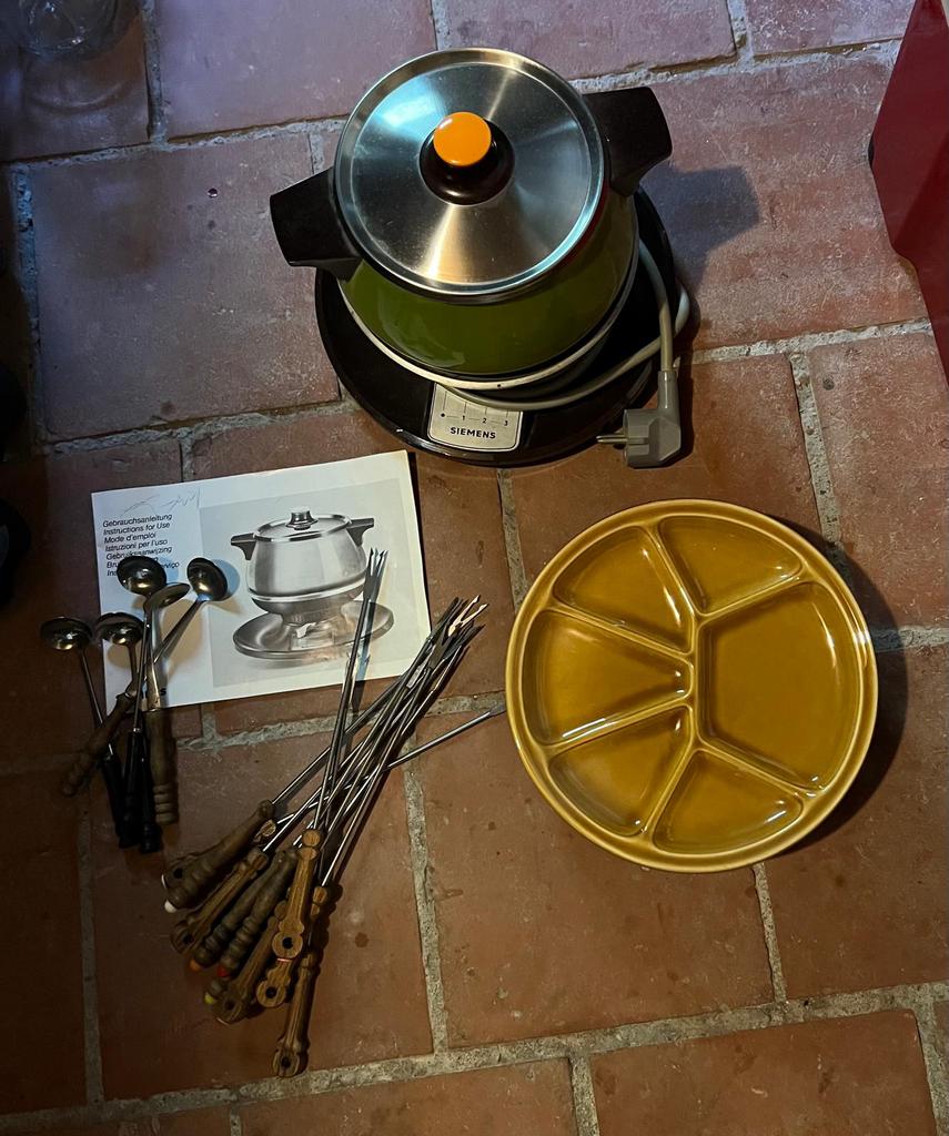 Fondue set, Ophalen, Zo goed als nieuw, Fondueset