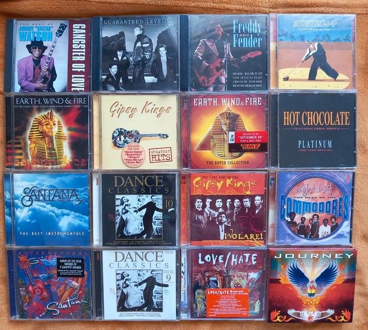 16 CD'S Pop / Rock / Jazz / verzamel, Cd's en Dvd's, Cd's | Pop, Zo goed als nieuw, 1980 tot 2000, Ophalen of Verzenden