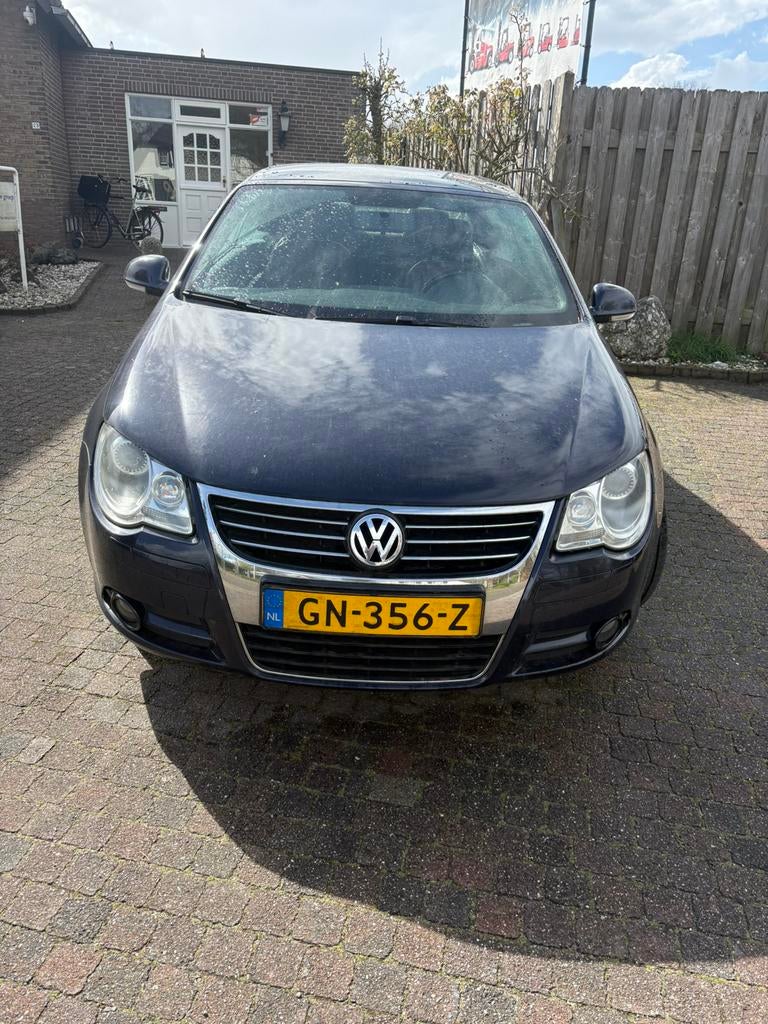 Volkswagen Eos 2.0 16V FSI 110KW 2008 Blauw, Auto's, Volkswagen, Voorwielaandrijving, 4 cilinders, Handgeschakeld, 149 pk