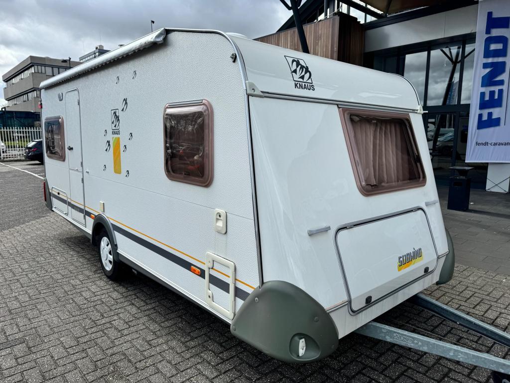 Knaus Sudwind 500 FU 2003 MOVER + NIEUWE TENT, Caravans en Kamperen, Caravans, Standaardzit, Overige typen, Bedrijf, Schokbreker